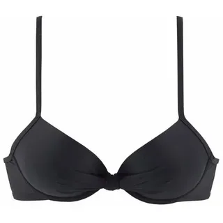 s.Oliver Bikini-Tops Damen Schwarz S Cup C