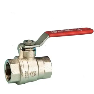 Pettinaroli F x f "new compact" fullway ball valve red steel lever 1