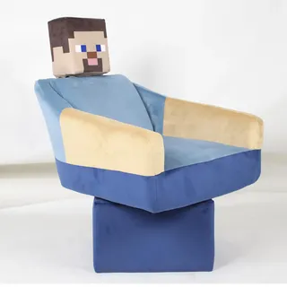 Minecraft - Drehsessel mit Rücken- und Armlehne, Steve, gepolstert