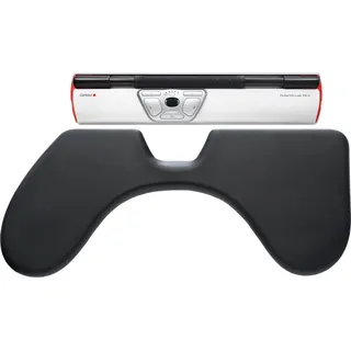 CONTOUR RollerMouse Red Max Wired (Kabelgebunden), Maus, Schwarz, Silber