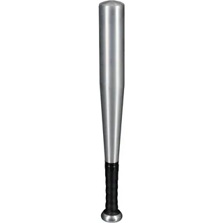 Relaxdays Baseballschläger Aluminium, 18 Zoll, Softballschläger, Baseball und Softball, Aluschläger leicht, Silber