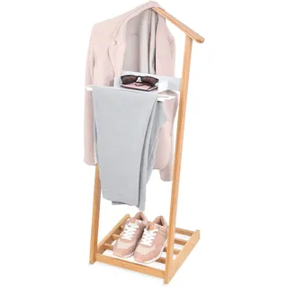Domo Pack Living Herrendiener Bambus 43,5 x 34 x 102 cm Mehrfarbig