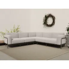 andas Ecksofa »Askild Loungesofa«, Outdoor Gartensofa, wetterfeste Materialien, Breite 247 cm, weiß