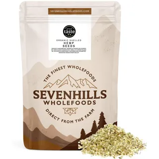 Sevenhills Wholefoods Rohen Geschälte Hanfsamen Bio 1kg