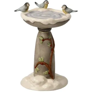 GOEBEL Figur Winterliches Vogelbad - Winterwald Weihnachten