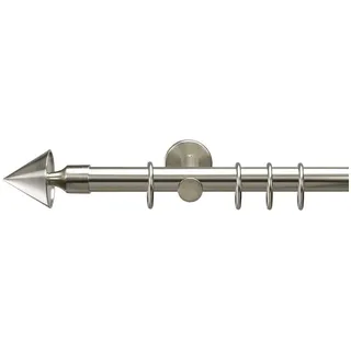 LIEDECO "Kegel", silber silberfarben L:200cm Ø:20mm, Gardinenstangen, Gardinenstange