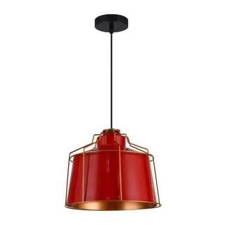 GTV Deckenleuchte GOA, 3536,AC220-240V,50/60Hz,1*E27, IP20,DURCHM. 32 CM, einzeln, rot