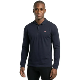 Napapijri Ealis Langarm-polo - Black - S