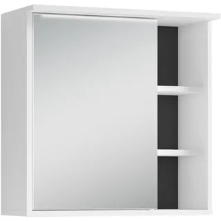 byLIVING Wellness Spiegelschrank 60 x 61 cm Weiß