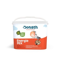 Donath Energie Mix - reich an hochwertigem Insektenfett - die ausgewogene Mischung - wertvolles Ganzjahres Wildvogelfutter - aus unserer Manufaktur in Süddeutschland - 5 Kg Eimer