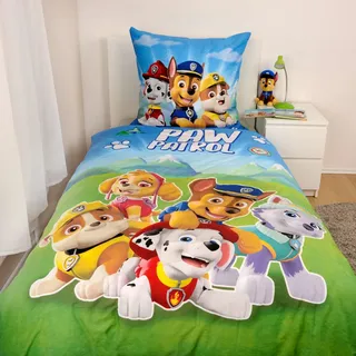 Paw Patrol Bettwäsche »Paw Patrol«, Glow in the dark bunt