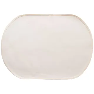 INNSPIRO Tischset, oval, Baumwolle, Ecru 46 x 30 cm