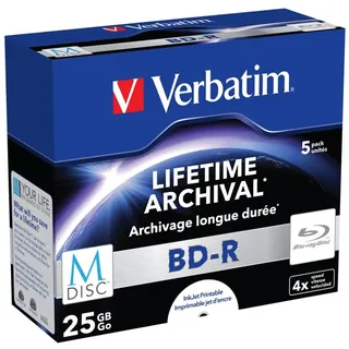 Verbatim M-Disc BD-R 25GB 4x 25 GB 5 Stück(e)