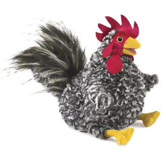 Folkmanis Puppets Barred Rock Rooster/Hahn, bunt