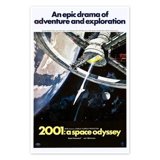 Posterlounge 2001: Odyssee im Weltraum (englisch) Poster | 70 x 100 cm Wandbilder Wanddeko