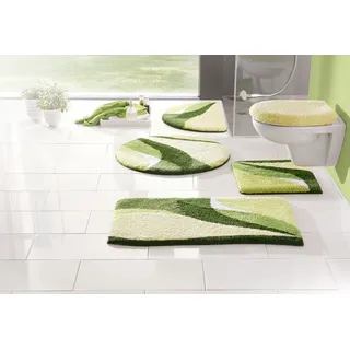 Badematte OTTO HOME "Magnus, Badvorleger, Badezimmer Teppich" Gr. 6, grün, H:20mm, Polyacryl, Badematten, Badematte, mehrfarbig, Badteppich, Badematten auch als 2 teiliges Set & rund, Topseller