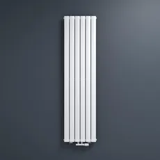 Mai & Mai Badheizkörper flach 180x46cm in Weiß Mittelanschluss Paneelheizkörper Vertikal Handtuchwärmer Badheizung Einlagig aus Stahl
