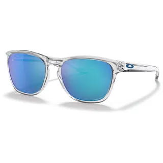 Oakley Manorburn Sapphire, Sonnenbrille - Transparent Blau/Violett-Verspiegelt