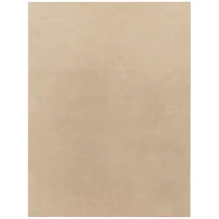 TT Home Dunkel-Beige Kurzflorteppich 160 x 220 cm Waschbar