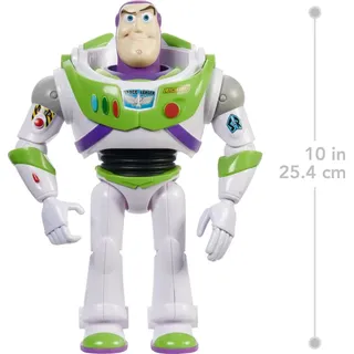 Mattel Große Disney Pixar Buzz Lightyear-Actionfigur, ca. 31 cm, super bewegliche, detailgetreue Sammelfigur aus dem Toy Story Space-Film, ab 3 Jahren HFY27
