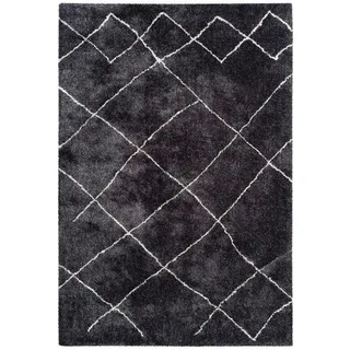 me gusta Orlando 525 Hochflorteppich 160 x 230 cm Grau