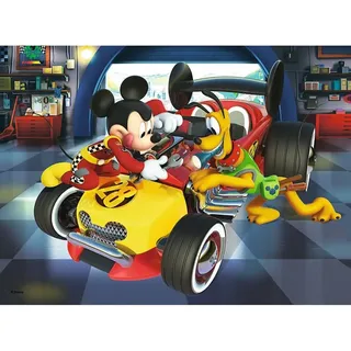 TREFL Puzzle Mickey Mouse: Vorbereitungen für das Rennen 20 Teile