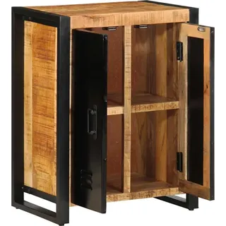 vidaXL Sideboard 55x35x70 cm Raues Mangoholz