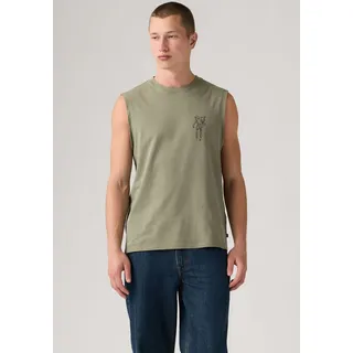 Levis Muskelshirt "GR MUSCLE TANK" Vorder- und Rückenteil mit Druck, levis originals 6 mulled basil