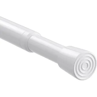 1Stück Gardinenstange Ohne Bohren 80-150cm Teleskopstange Teleskop Gardinenstange Zum Klemmen Spannstange Klemmstange Für Gardinen Duschstange weiß