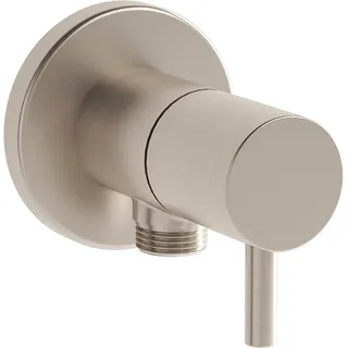 Eck-Zwischenarmatur aus gebürstetem Nickel, Kollektion Origin, für Standardmontage | A4521434