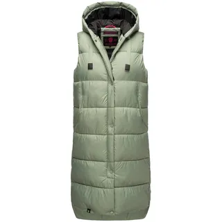 Steppweste MARIKOO "Marikoo Sayorii Damen Winter Weste B967", Damen, Gr. M, grün (smokey mint), Obermaterial: 100% Polyester PES., Westen Steppweste