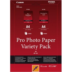 Bild VP-101 Pro Photo Paper Variety Pack Fotopapier weiß, A4, 10 Blatt (6211B020)