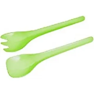 Fackelmann Salatbesteck 26cm farbig SBBtl - Weiß