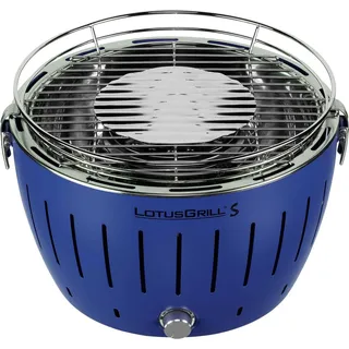 LotusGrill G-280 Holzkohlegrill 26cm tiefblau mit USB Anschluss - Blau