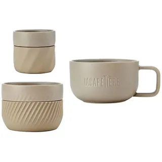 La Cafetiere 380-200-100ml Tassenset - Beige - One Size
