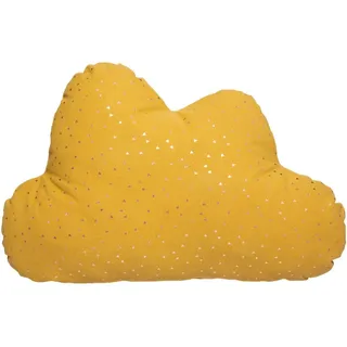 Atmosphera - Kinderkissen Berlingot Wolke - Baumwolle - ockergelb - 45x28 cm - Ocker