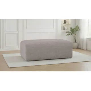 OTTO home Polsterhocker »Koa Pouf, Webstoff, Cord, Struktur, Chenille«