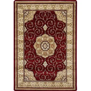 Wohnzimmerteppich 60x90 ARTESIA 13 - rot - Rot