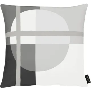 APELT Raoul 45 x 45 cm Grau/Schwarz/Weiß