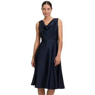 Vera Mont Damen, Cocktailkleid mit Wasserfallausschnitt", Night Sky,42