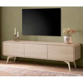 furn.design Elverum TV-Lowboard 180 x 53 cm Braun Holz