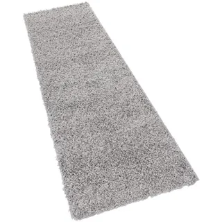 Paco Home Sky 250 Hochflorteppich 70 x 250 cm Grau
