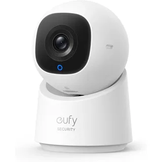 eufy Indoor Cam C220, 2K Überwachungskamera Innen, 360° Schwenk-/Neigefunktion, Indoor-Kamera mit WLAN, KI für Menschen/Bewegungen, Ideal als Babyphone/Haustierkamera/Sicherheit Zuhause