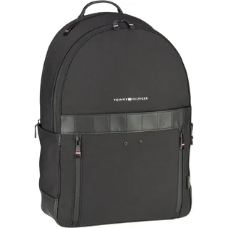 Tommy Hilfiger Herren Rucksack TH Elevated 1985 Backpack Handgepäck, Schwarz (Black), Einheitsgröße