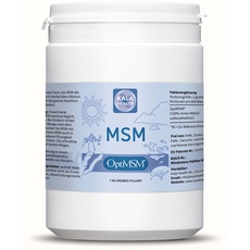 Kala Health OptiMSM MSM Pulver ohne Zusatzstoffe 1000g - Methylsulfonylmethan Schwefelpulver Nahrungsergänzungsmittel - Organischer Schwefel für Gelenke, Haut, Haare & Nägel