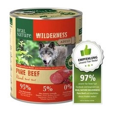 REAL NATURE WILDERNESS Adult Pure Beef 24x800 g