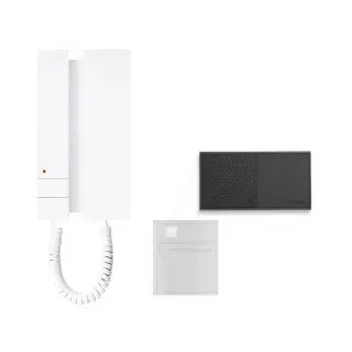 Comelit KAU1912 Paketlösung Audio, Renz Einbau,12WE Mini mit Hörer