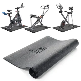 Sunny Health & Fitness Bodenschutzmatten für Fitnessgeräte, 4 Größen | Rutschfest, Schützt Boden & Gerät, Vibrationsdämpfend, Wasserabweisend, Hochdichter PVC-Schaum, 4 Größen verfügbar
