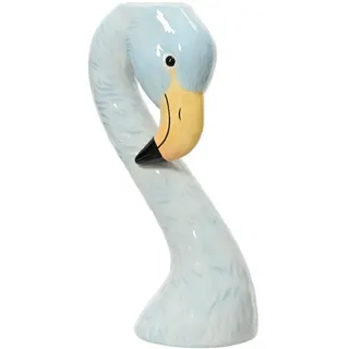Vase IN Form Von Flamingos 13X8, 5X25, 5H Hellblau