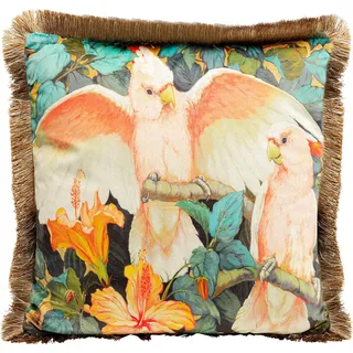 Kare DESIGN Kissen Parrots 45 x cm Polyester Orange